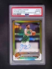 2023 Topps Chrome Jayson Tatum Auto Gold Refractor /50 PSA 10