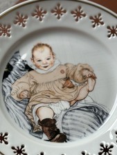 Carl Larsson Wandteller / Sammelteller Serie 2 Motiv 1  B&G Copenhagen Porzellan