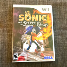 SEGA Sonic and the Secret Rings Nintendo Wii Game w/ Case Manual Included