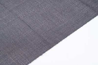 Vintage 100% Wool Fabric - 2.8m - 270g - Mid-Grey Micro-Check Suiting