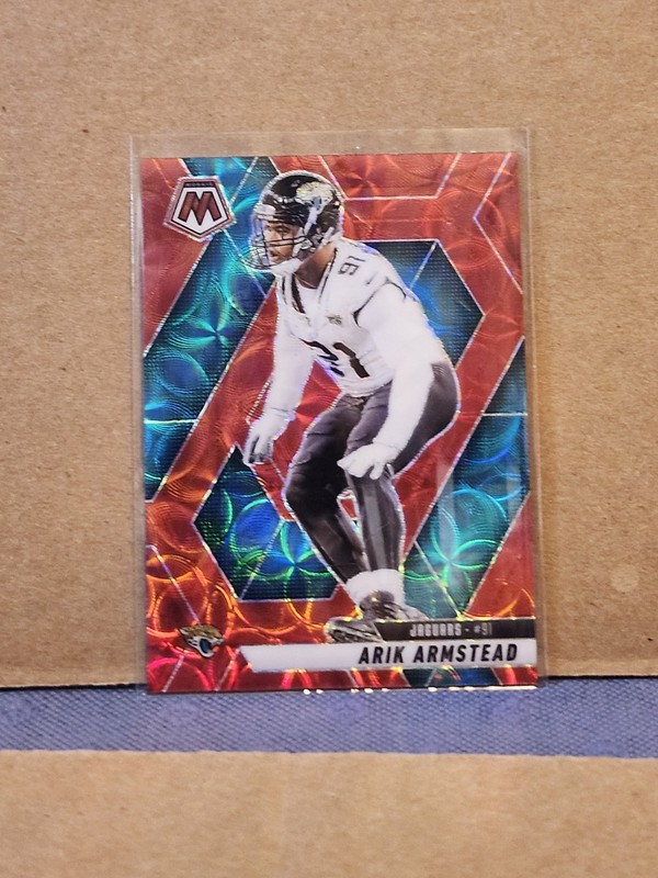 2025 Panini Mosaic - Arik Armstead #66 Red Scope Prizm Jacksonville Jaguars