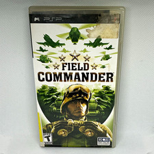 Field Commander Sony PSP UMD Complete CIB Case Manual Tested