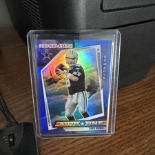 2021 Panini Rookies & Stars Airborne Blue Prizm Tony Romo #AB-30 /50  Cowboys