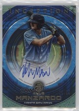 2022 Bowman Inception Prospect Blue Foil 22/99 Kyle Manzardo #PA-KM Auto 0lz4