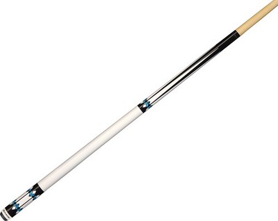 Players G3355 Black White Diamond Graphic Pool/Billiards Cue Stick