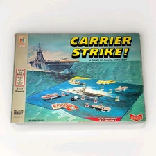 Milton Bradley Carrier Strike 1977 Board Game Naval Strategy Vintage