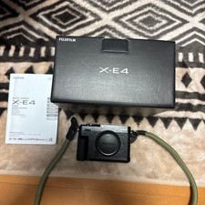 FUJIFILM X-E4 Mirrorless Camera Black Body with Grip and Original Box