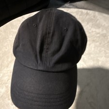 lululemon Black Adjustable S/M Baseball Cap Cotton Canvas for Running  Gym