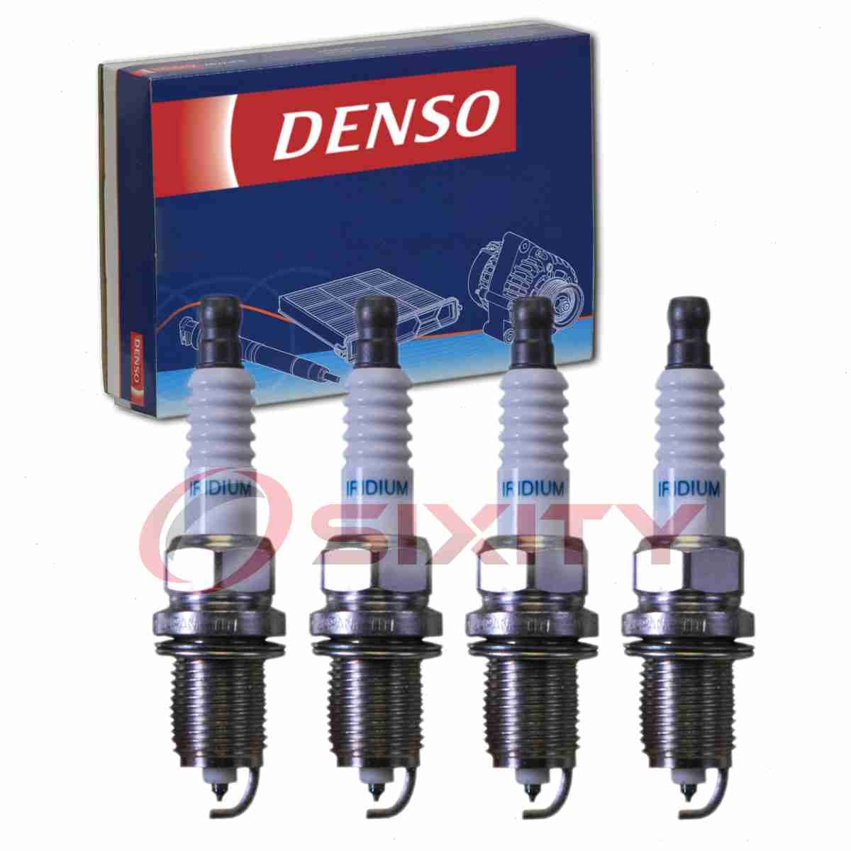 4 pc DENSO 3371 Spark Plugs for ZM02-18-110 SP00ZFR5AP SKJ20CR-A8 gm