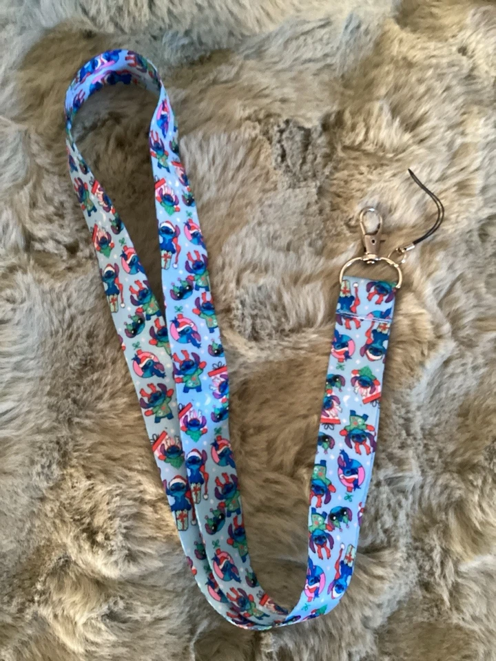 Schlüsselband Disney Lilo & Stitch  Weihnachtsmotive, Neu - Bild 1 von 1