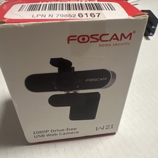 Foscam W21 Home Security USB Web Camera 1080P / 30FPS - BLACK 2020 - EUC
