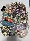 Huge Lot Vintage Estate Costume Jewelry - Earrings-Necklaces-Bracelets-Rings ++