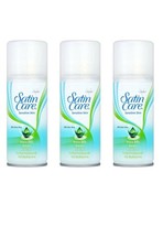 Gillette Satin Care Sensitive Skin Women's Shaving Gel, 75ml x 3