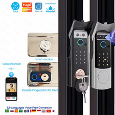 Waterproof Smart Lock Remote APP Video Intercom 3D Face Recognition Tuya Smart H