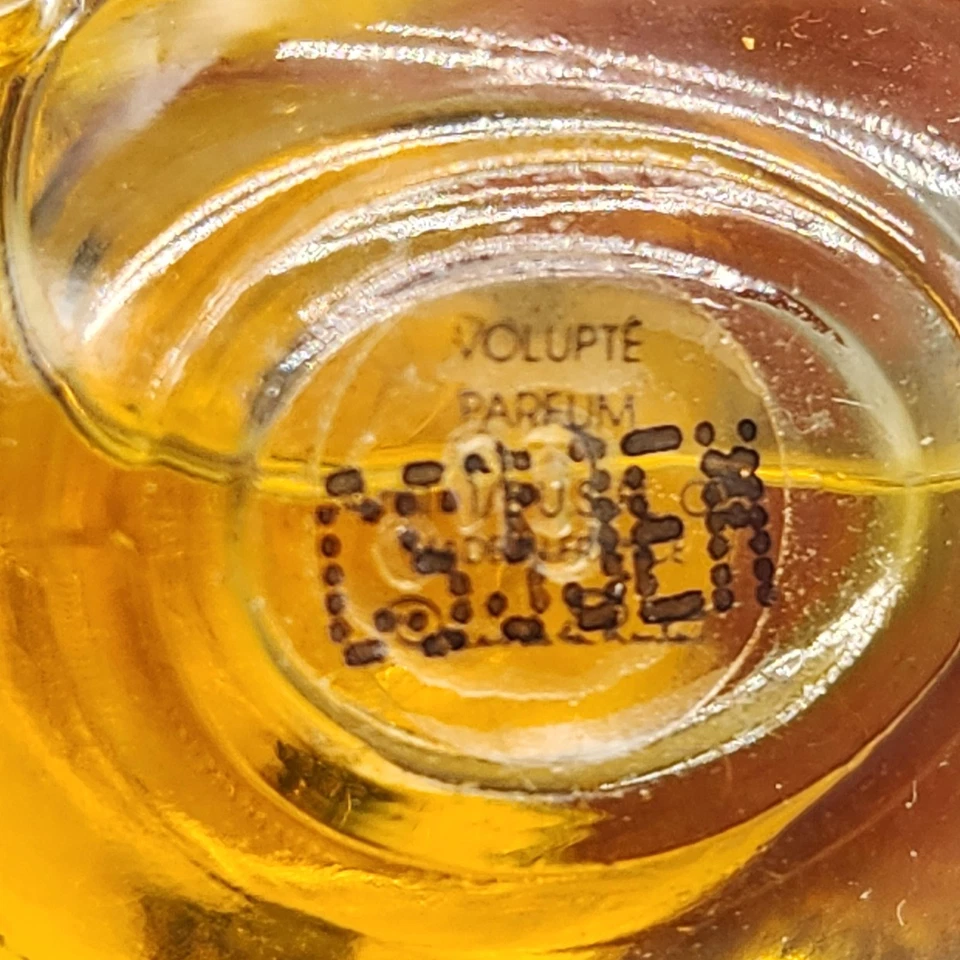 Винтажная коллекционная мини-парфюмерная бутылка Oscar de la Renta Volupté Франция 1 дюйм - Изображение 3 из 4