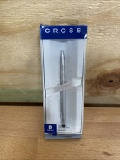 Vintage Cross Classic Century Stylo Bille Satin Chrome Ballpoint New in Box