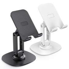 Cell Phone Stand for Desk, 2 Pack Adjustable Foldable Phone Holder, 360 Swive...