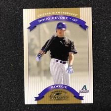 2002 Donruss Classics Doug Devore RC Rookie Card #122 /1500 Diamondbacks. rookie card picture