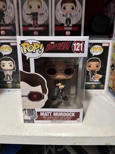 Funko Pop! 121 Matt Murdock, Daredevil Netflix Comes With Pop Armor
