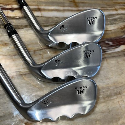 RH Miura 1957 K-Grind Forged 2.0 Wedge Set 52/56/60 Dynamic gold Tour issue 115