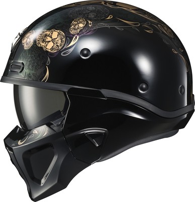 Scorpion COX-1734 Covert X Kalavera Helmet Md Black