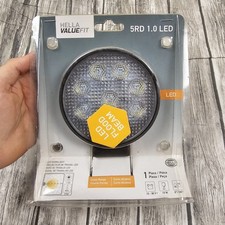 New Hella 357101002 Valuefit 5 Round 1.0 Led Work Light Black 15 Watt