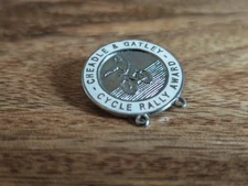 Vintage Cheadle & Gatley Cycle Rally Enamel Pin Badge - Retro CTC Badge