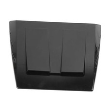 Car Air Flow Decorative Intake Hood Scoop Vent Bonnet Cover Gloss Black