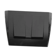 Car Air Flow Decorative Intake Hood Scoop Vent Bonnet Cover Gloss Black 