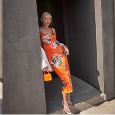 Reformation Daytona Silk Dress NWOT Sz S