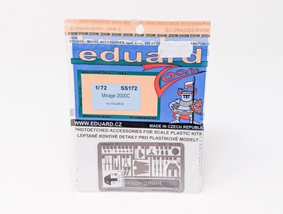 1/72 Eduard Zoom Mirage 2000C PE/PhotoEtch - NOS - SS172 for Italeri Kit