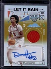 Dylan Harper 2024 Bowman's Best University Let It Rain Jersey Auto Gold /50