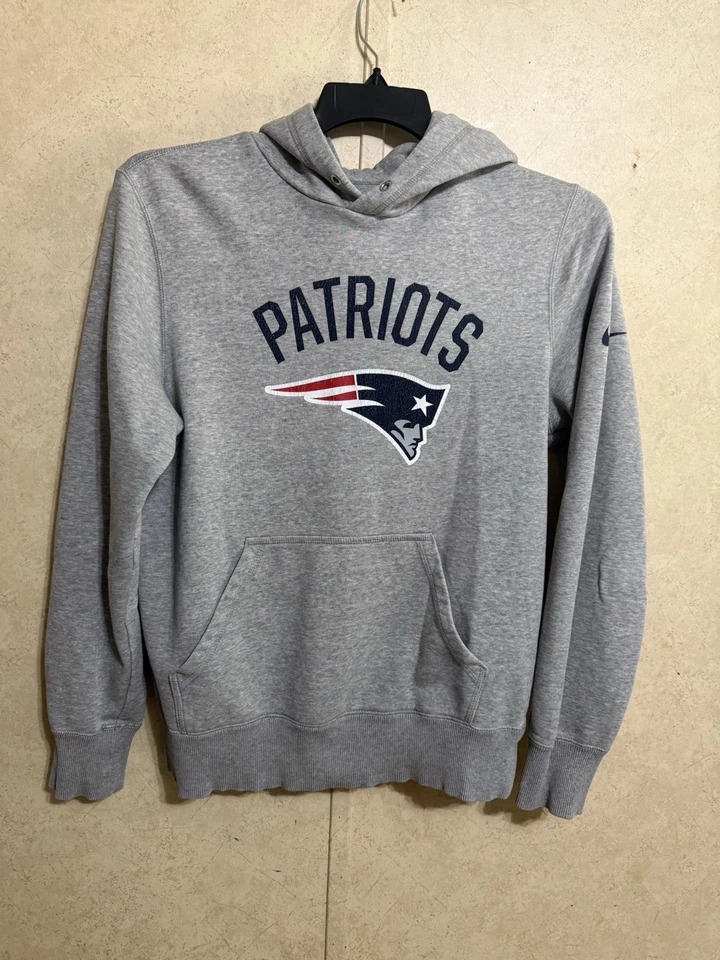 Moletom com capuz masculino (M) Nike New England Patriots logotipo - Imagem 2 de 4