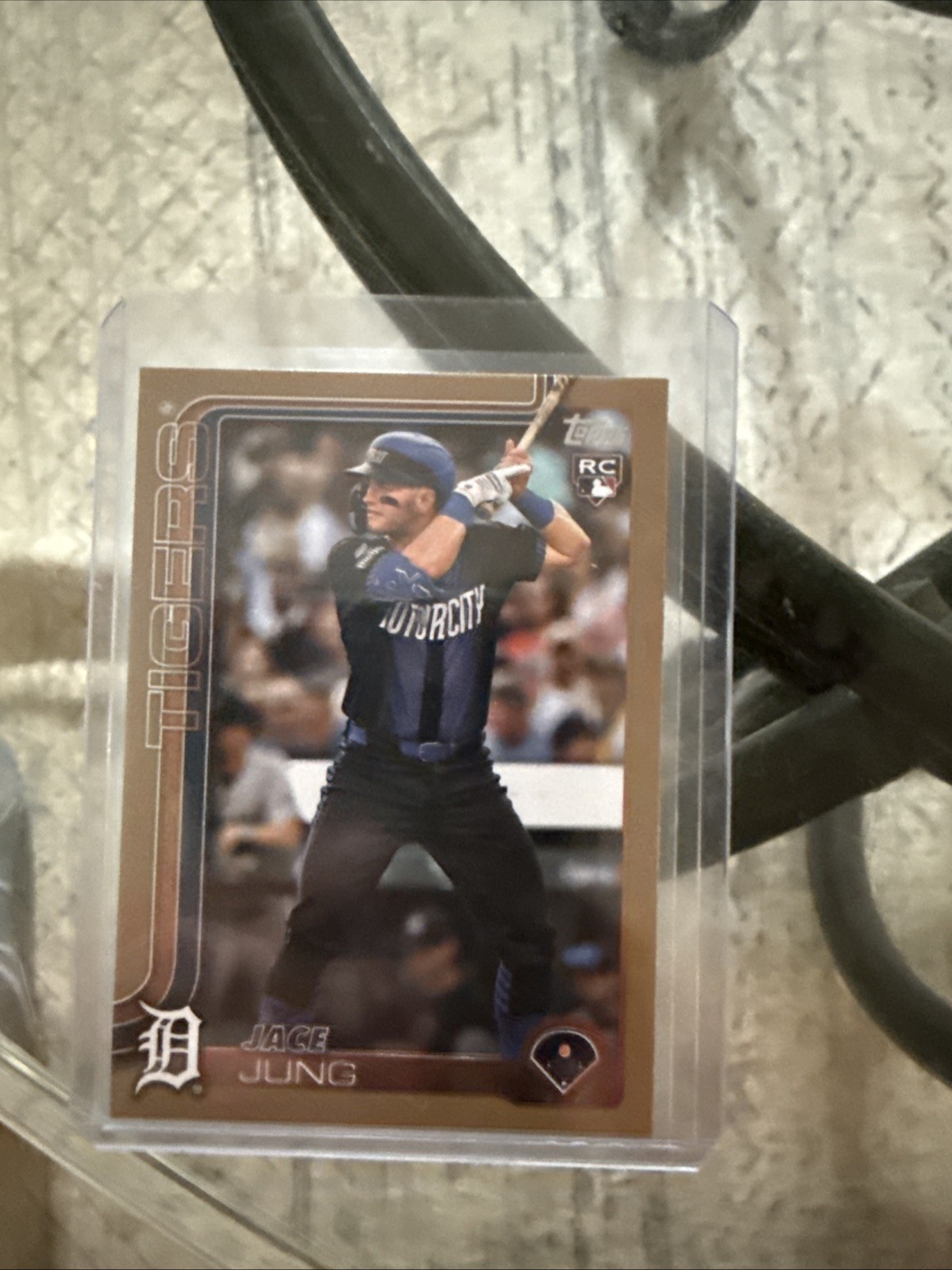 2025 Topps Series 1 - Jace Jung #80 Gold /2025 (RC)