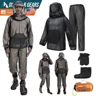 Unisex Mosquito Suit Net Bug Mesh Pant & Jacket with Hood for Outdoor Protection