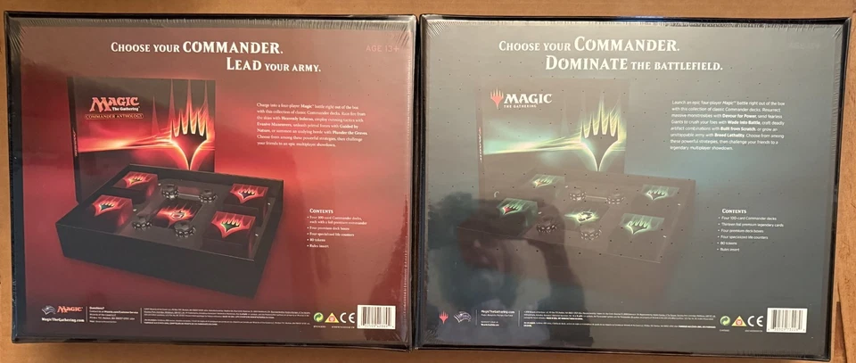 MTG Magic the Gathering COMMANDER ANTHOLOGY BOTH SET 1 & 2 LOOK - Image 2 of 2