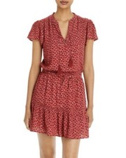 Valentines Boho Anthropologie Paige Tassle Pull On Lurex Dress Sz MED L Stretch