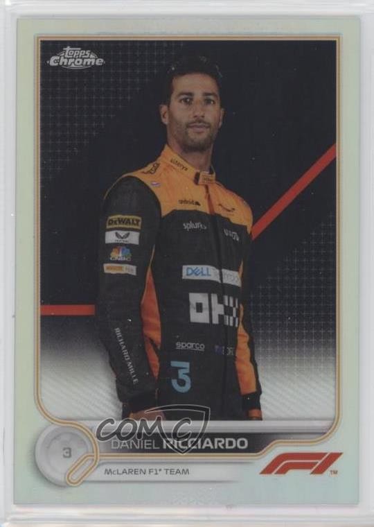 2022 Topps Chrome Formula 1 F1 Racers Refractor Daniel Ricciardo #37 wq8