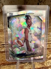 2024 Panini Prizm WNBA - Rookie Aziaha James #141 Cracked Ice (RC) Dallas Wings