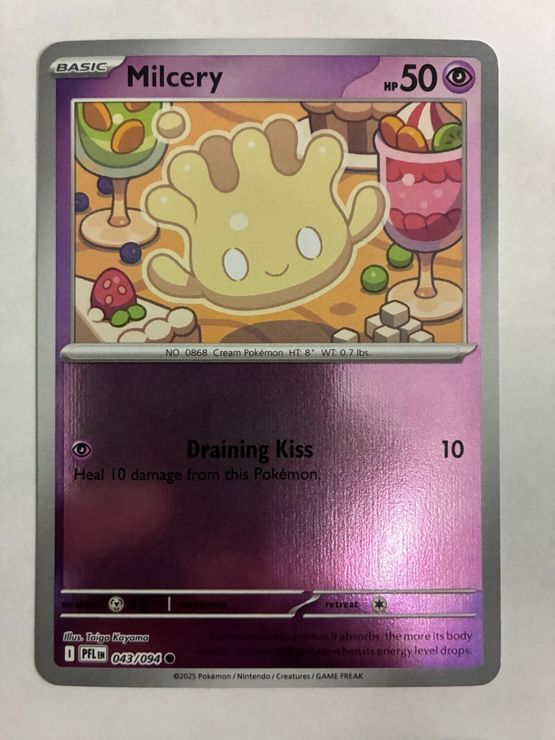 Milcery Common ME02: Phantasmal Flames 043/094 NM