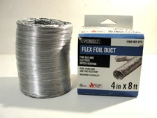 Everbilt 4 in x 8 ft Flexible Dryer Foil Duct 1004 061 073