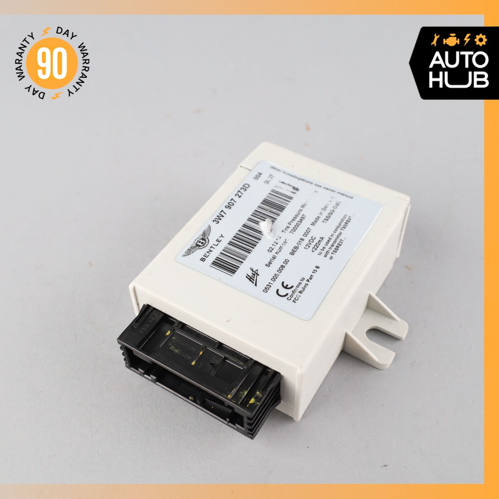 Bentley Continental GT GTC Tire Pressure Monitoring System TPMS Module OEM