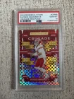 2024 Rookies & Stars Patrick Mahomes II Crusade Red Plaid PSA 10 Color Match