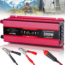 Car Power Inverter 12v to 110v 1000W/2000WPeak Power Inverters for Vehicles T...