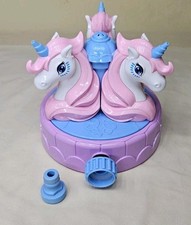 Unicorn Water Sprinkler for Kids, Rotates 360 , Pink/Purple/Blue Sprinkler Toy