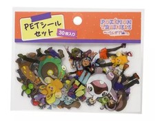Pokémon Trainers Paldea Edition PET Sticker Set 30pcs 6.4x4.6cm Transparent