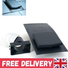 10K Slate Roof Tile Vent Kit: Universal Adapter for Extractor Fans & Soil Pipes