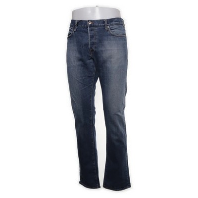 H&M, Jeans, Größe: 36/34, SLIM LOW WAIST, Blau, Baumwolle/Elasthan #rdr