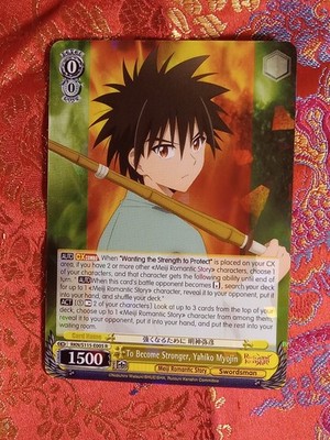 To Become Stronger, Yahiko Myojin WEISS SCHWARZ Rurouni Kenshin