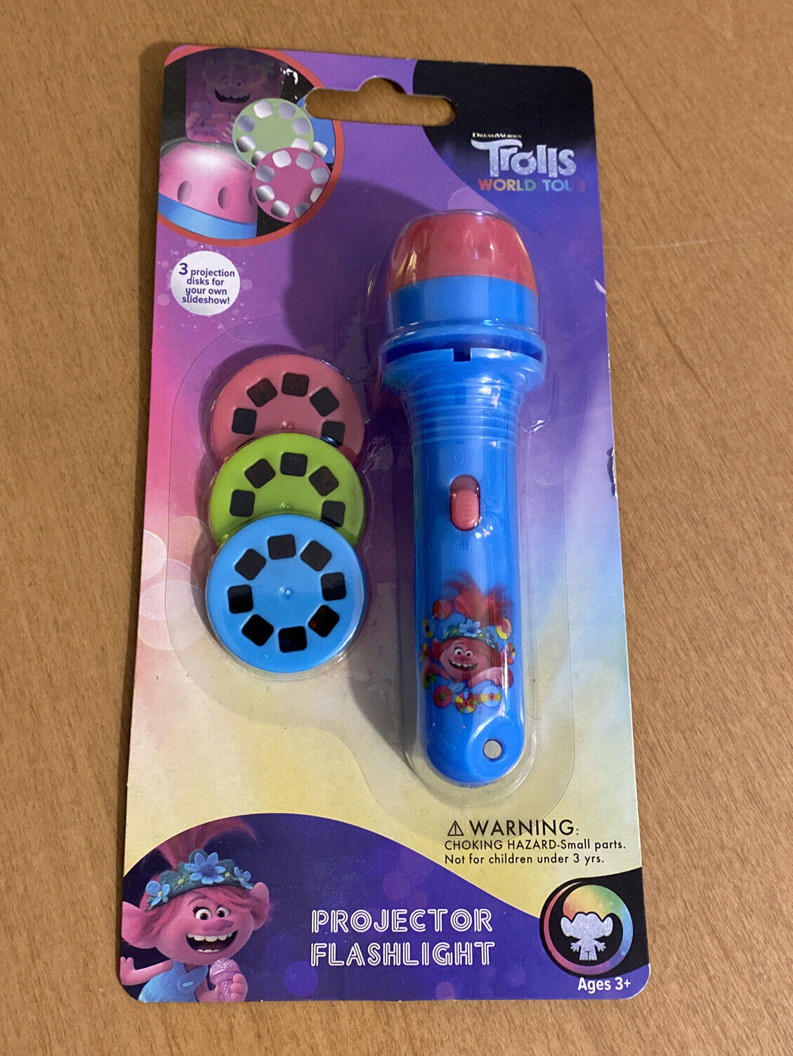 Trolls Gorgeous World Tour Projector Flashlight Disks + New products, world's highest quality popular! With 3 Projection